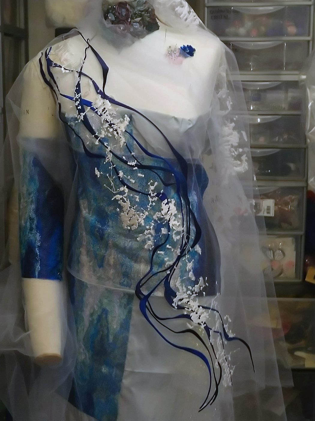 Tulle écume